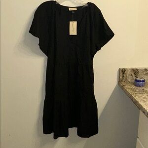 Women's Flutter Short Sleeve Mini Skater
Dress - Universal Thread™ Black XL